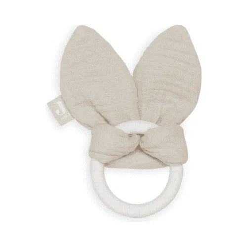 Bijtring siliconen Bunny Ears Nougat - Afbeelding 1