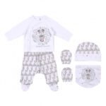 Disney Minnie mouse pasgeboren geschenksetje wit