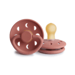 FRIGG fopspeen latex moon (0-6m) – powder blush