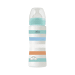 Chicco zuigfles Siliconen Well Being 330ml groen