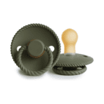 FRIGG fopspeen latex rope (0-6m) – olive