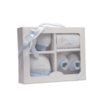 Interbaby 4 delig geboorte/cadeausetje blauw