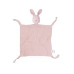 Interbaby knuffeldoekje konijn donkerroze