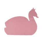 Tryco Swan Dusty Rose Siliconen Placemat