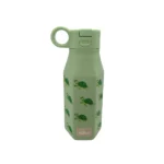 Mabebi drinkfles met kliksysteem en rietje 350ml schildpad groen