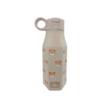 Mabebi drinkfles met kliksysteem en rietje 350ml beer beige