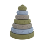 Mabebi bombala siliconen montessori stapeltoren groen