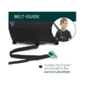 Chicco quasar zitverhoger I Size met Isofix obsidian - Afbeelding 3