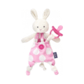 Chicco doudou pluche konijn fopspeenhouder roze - Afbeelding 2