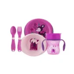 Chicco all you need eetset 5 delig roze