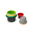 Infantino stack'n nest cups multicolor 8 stuks - Afbeelding 2