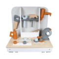 Tryco houten werkbank tal van accessoires grijs/wit - Afbeelding 13
