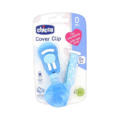 Chicco fopspeenketting met houder nylon blauw - Afbeelding 3