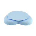 Chicco hartvormig siliconen bordje met zuignap blauw - Afbeelding 3