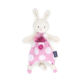 Chicco doudou pluche konijn fopspeenhouder roze
