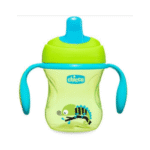 Chicco drinkbeker training cup 200ml siliconen blauw