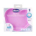 Chicco hartvormig siliconen bordje met zuignap roze - Afbeelding 4