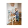 Tryco houten werkbank tal van accessoires grijs/wit - Afbeelding 4
