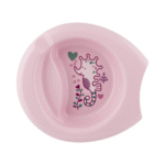 Chicco soepbord versierd met rand roze 6m +