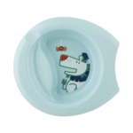 Chicco soepbord versierd met rand blauw 6m +
