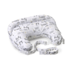 Chicco borstvoedingskussen deluxe wit met tekst