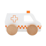 Tryco houten ambulance speelgoed auto