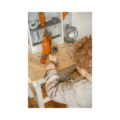 Tryco houten werkbank tal van accessoires grijs/wit - Afbeelding 7