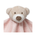 Interbaby knuffeldoekje baby beer roze - Afbeelding 2