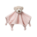 Interbaby knuffeldoekje baby beer roze