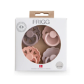 Frigg fopspeen 4-pack silicone (0-6m) - sunset bliss - Afbeelding 2