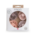 Frigg fopspeen 4-pack silicone (6-18m) - sunset bliss - Afbeelding 3
