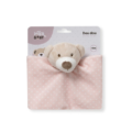 Interbaby knuffeldoekje baby beer roze - Afbeelding 3