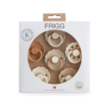 Frigg fopspeen 6-pack silicone (6-18m) - cinnamon charm - Afbeelding 4