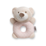 Interbaby rammelaar beer roze