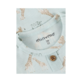Minymo zachte baby romper safari groen met dierenprint - Afbeelding 3