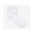 Minymo zachte babysokjes 2×2 rib 3-pack wit/roze - Afbeelding 3