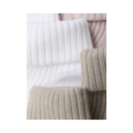 Minymo zachte babysokjes 2×2 rib 3-pack wit/roze - Afbeelding 5