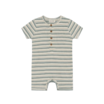 Minymo short sleeve jumpsuit safari print pad groen