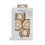 FRIGG starterset fopspenen voor baby's 4 pack (0-6m) cream night