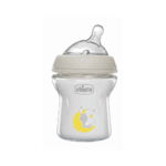Chicco zuigfles natural feeling glas 0m+ 150 ml trage melkstroom